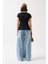 Likralı Basic Siyah T-Shirt 5