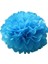 Mavi 15 cm 6 Inç 5 Adet 6''-12'' Doku Kağıt Ponpon Düğün Dekoratif Kağıt Çiçekler Topu Bebek Duş Doğum Günü Partisi Dekorasyon Kağıt Pom Poms (Yurt Dışından) 1