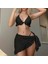 Üç Parçalı Gazlı Etek Mayo Bikini Halter Mayo (Yurt Dışından) 2
