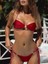 Düz Renkli Bağlantı Split Takım Mayo Kadın Bikini Mayo (Yurt Dışından) 1