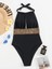 Düz Renkli Göğüs Yastığı Tek Parçalı Mayo Bikini (Yurt Dışından) 4