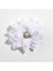 Beyaz 10 Adet 5.5 cm 2.1 "küçük Katmanlı Yapay Kumaş Çiçek Düğün Butik Şifon Lotus Parti Zanaat Ev Saç Aksesuarları (Yurt Dışından) 1