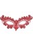 Kırmızı Dantel Masquerade Maskesi 6 No 1