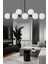 Luxury Modern Tasarım Siyah 10'lü Beyaz Glop Camlı Avize 1