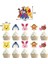 1 Paket Kek Topper Disney Winnie The Pooh Tema Çocuklar Için Doğum Günü Dekorasyon Fincan Plaka Masa Örtüsü Zemin Bebek Duş Doğum Günü Partisi Malzemeleri (Yurt Dışından) 1