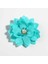 Turkuaz 10 Adet 5.5 cm 2.1 "küçük Katmanlı Yapay Kumaş Çiçek Düğün Butik Şifon Lotus Parti Zanaat Ev Saç Aksesuarları (Yurt Dışından) 1