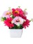 Gül Kırmızı Yapay Kasımpatı Çiçeği Saksı Bitki Gerçekçi Gypsophila Ahşap Saksı Bonsai Ev Bahçe Süsleri Dekorasyon (Yurt Dışından) 1
