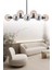 Luxury Modern Tasarım Siyah 10'lü Bal Glop Camlı Avize 1
