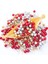1.5 cm -Gümüş 50 Adet 50/100 Adet/grup Mini Plastik Berry Yapay Çiçek Kırmızı Kiraz Sedefli Ercik Düğün Noel Pastası Kutusu Çelenkler Dekorasyon (Yurt Dışından) 2