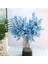Mavi Beyaz Yapay Çiçekler Kiraz Çiçekleri Gypsophila Sahte Bitkiler Ev Dekor Için Dıy Düğün Buket Vazolar Sahte Noel Şubesi (Yurt Dışından) 1