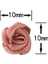 Kırmızı (100 Adet/paket) 10*10MM Mini Taze Pembe Kurdele Çiçekler Küçük Boy Saten Kurdele Yapay Çiçek Zanaat Şenlikli Parti Dekorasyon (Yurt Dışından) 3