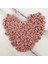 Kırmızı (100 Adet/paket) 10*10MM Mini Taze Pembe Kurdele Çiçekler Küçük Boy Saten Kurdele Yapay Çiçek Zanaat Şenlikli Parti Dekorasyon (Yurt Dışından) 4
