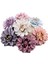 Leylak Rengi 6 Adet Dahlia Yapay Ipek Çiçek Kafaları Düğün Dekorasyon Için Gül Dıy Çelenk Hediye Kutusu Scrapbooking Craft Sahte Çiçek Kafa (Yurt Dışından) 4