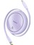 FREE2PULL Mini Makaralı Type-C To Lightning 20W Kablo 1 mt Mor 1