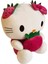 Çilekli Tokalı Peluş Fuşya 50CM 2