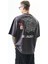 Erkek Los Angeles Baskılı Oversize T-Shirt Füme 3
