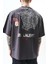 Erkek Los Angeles Baskılı Oversize T-Shirt Füme 5
