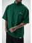 Erkek Skywalking Baskılı Yarım Fermuarlı Oversize T-Shirt Nefti 4