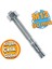 Saplamalı Klipsli Çelik Dübel M12X90 mm Raf Montaj Bağlantı Zemin Monte Tavan Beton Asma Aparat 1