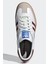 Samba Leather Sneaker Unisex Hakiki Deri Günlük Spor Ayakkabı Beyaz Bordo 3