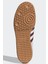 Samba Leather Sneaker Unisex Hakiki Deri Günlük Spor Ayakkabı Beyaz Bordo 4