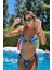 Butterfly Micro Bikini - Mavi-Siyah 5