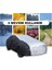 Renault Twizy Cargo Hatchback Uyumlu Araba Brandası,oto Araba Örtüsü,çadır Gri-Siyah 2