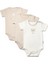 Baby Cosy Organic BabyCosy Organic Wear Bebek 3'lü Kısa Kol Body, %100 Organik Pamuk, Bebek ve Yenidoğan Serisi -CSY8122 2