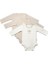 Baby Cosy Organic BabyCosy Organic Wear Bebek 3'lü Uzun Kollu Body %100 Organic Pamuk, Yenidoğan Serisi -CSY8124 2