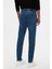Ds Damat Comfort Fit Mavi Düz Jean Kot Beş Cepli Likralı Yıkamalı Denim Pantolon 4