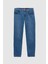 Ds Damat Comfort Fit Mavi Düz Jean Kot Beş Cepli Likralı Yıkamalı Denim Pantolon 5