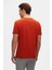 Slim Fit Kiremit Bisiklet Yaka Pamuklu Nefes Alabilen T-Shirt 3