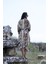 Müslin Kimono %100 Pamuklu Dijital Leopar Baskılı Bornoz Kaftan Sabahlık 5