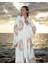 Müslin Kimono %100 Pamuklu Güneş Baskılı Desenli Bornoz Kaftan Sabahlık 2