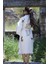 Müslin Kimono %100 Pamuklu Leopar Baskılı Desenli Bornoz Kaftan Sabahlık 1