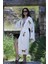Müslin Kimono %100 Pamuklu Leopar Baskılı Desenli Bornoz Kaftan Sabahlık 2
