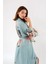 Müslin Kimono %100 Pamuklu Göz Desenli Jakarlı Bornoz Kaftan Sabahlık 3