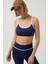 Biye Detaylı Askılı Lacivert Bra 4