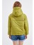 Kadın Açık Yeşil Geniş Kesim Oversize Kapüşonlu Şişme Mont 4
