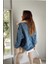Kadın Camel Kürklü Denim Kadın Mont 2