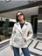 Kadın Oversize Biker Deri Ceket 2