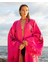 Müslin Kimono %100 Pamuklu Kadın Silüeti Desenli Bornoz Kaftan Sabahlık 2