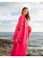 Müslin Kimono %100 Pamuklu Kadın Silüeti Desenli Bornoz Kaftan Sabahlık 5