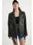 Kadın Oversize Biker Deri Ceket 1