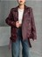 Kadın Oversize Biker Deri Ceket 1