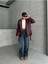 Kadın Oversize Biker Deri Ceket 3