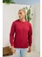 Erkek Regular Fit Uzun Kol Bordo T-Shirt C3T1N5 1