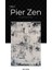 Pier Zen HG10A Krem Lacivert Viskon Akrilik Yumuşak Leke Tutmaz Silinebilir Halı 3