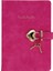 Victoria's Journals Hush Hush Kilitli Çizgili Defter Fuşya 124-1905 1