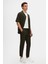 Relaxed Fit Haki Ince ve Hafif Rpt Jogger Pantolon 1